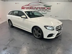 White Used 2017 Mercedes E220 AMG line Estate | £16,799 (Fair price)