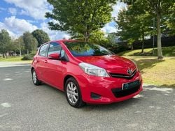 Red Used 2013 Toyota Yaris Hatchback | £4,845 (Good price)