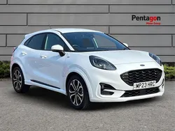 Frozen white premium paint Used 2023 Ford Puma Gen-E ST-Line SUV | £15,495 (Good price)