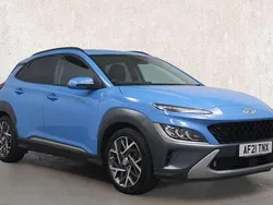 Blue Used 2021 Hyundai Kona Ultimate SUV | £15,662 (Fair price)