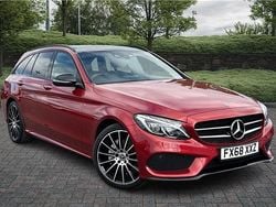 Red Used 2018 Mercedes C220 AMG Line Premium Plus Estate | £19,561 (Expensive)