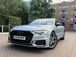 Silver Used 2020 Audi A6 Black Edition Sedan | £17,790 (Expensive)