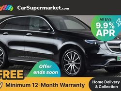 Black Used 2022 Mercedes EQC400 AMG line SUV | £26,697 (Fair price)