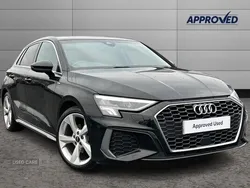 Black Used 2022 Audi A3 S-Line Hatchback | £23,950 (A bit pricey)