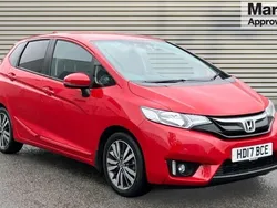 Red Used 2017 Honda Jazz EX Hatchback | £10,153 (Fair price)