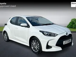 White Used 2023 Toyota Yaris Hybrid Hatchback | £18,033 (Fair price)