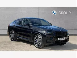 Black New 2025 BMW X4 M Sport SUV | £64,995