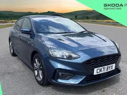 Blue Used 2021 Ford Focus ST-Line Hatchback | £13,995 (Fair price)