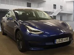 Blue Used 2020 Tesla Model 3 Long Range Sedan | £13,990 (Good price)