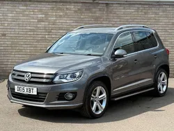 Grey Used 2015 VW Tiguan R-line SUV | £8,975 (Fair price)