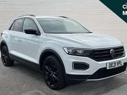 White Used 2021 VW T-Roc Black Edition SUV | £19,590 (Fair price)