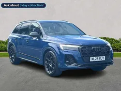 Blue Used 2025 Audi Q7 Black Edition SUV | £68,809