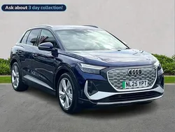 Blue Used 2025 Audi Q4 e-tron S-Line SUV | £34,794 (Super price)