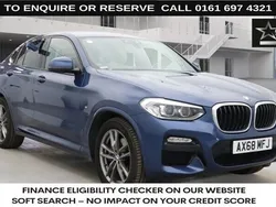 Blue Used 2019 BMW X4 M Sport SUV | £23,440 (Good price)