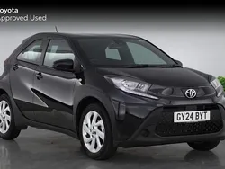 Black Used 2024 Toyota Aygo PURE Hatchback | £13,750 (Fair price)