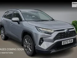 Silver Used 2023 Toyota RAV4 Hybrid SUV | £33,900 (Expensive)