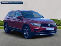 Red Used 2022 VW Tiguan Elegance SUV | £23,773 (Fair price)