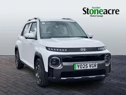White New 2025 Hyundai Inster Hatchback | £24,495 (A bit pricey)