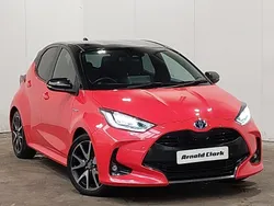 Orange Used 2021 Toyota Yaris Hybrid Edition Hatchback | £15,498 (A bit pricey)