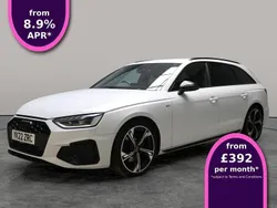 White Used 2022 Audi A4 Black Edition Estate | £26,193 (Fair price)