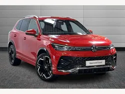 Red New 2025 VW Tiguan R-line SUV | £36,950 (Expensive)
