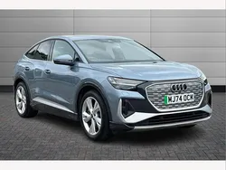 Blue Used 2024 Audi Q4 Sportback e-tron S-Line SUV | £35,295