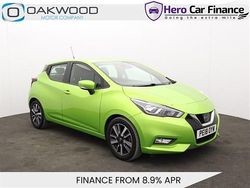 Green Used 2018 Nissan Micra Acenta Hatchback | £7,998 (Fair price)