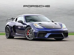 Gentian blue metallic Used 2023 Porsche 718 Cayman GT4 | £126,500