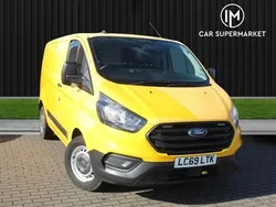 Yellow Used 2019 Ford Transit Custom S Van | £8,985 (Fair price)