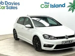 White Used 2017 VW Golf VII R-line Edition Hatchback | £14,650 (Fair price)