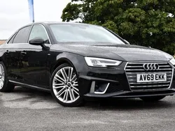 Black Used 2019 Audi A4 S-Line Sedan | £18,850 (Fair price)