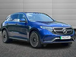 Blue Used 2021 Mercedes EQC400 AMG Line Premium Plus SUV | £30,490 (Fair price)