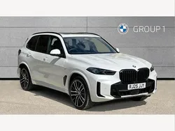 White Used 2025 BMW X5 M Sport SUV | £73,995 (Expensive)