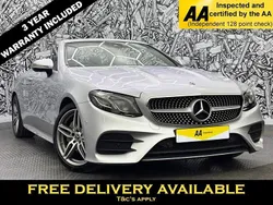 Silver Used 2020 Mercedes E220 AMG line Cabriolet | £22,695 (Fair price)