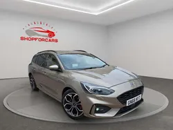 Silver Used 2019 Ford Focus ST-Line X Estate | £12,450 (Fair price)