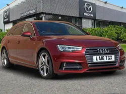 Red Used 2016 Audi A4 S-Line Estate | £16,980 (Expensive)