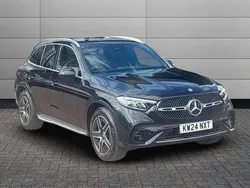 Black Used 2024 Mercedes GLC300e AMG line SUV | £39,990 (Fair price)