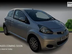 Silver Used 2009 Toyota Aygo Platinum Hatchback | £5,495 (Expensive)