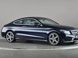 Blue Used 2017 Mercedes C200 AMG Line Premium Coupe | £22,798