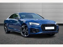 Ascari blue Used 2024 Audi A5 Black Edition Coupe | £32,950 (Fair price)