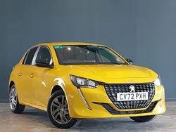 Yellow Used 2022 Peugeot 208 Active Premium Hatchback | £13,998 (Fair price)