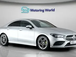 Silver Used 2021 Mercedes CLA200 AMG line Coupe | £18,800 (Good price)