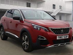 Red Used 2018 Peugeot 3008 GT-line Hatchback | £13,250 (Fair price)