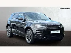 Santorini black New 2025 Land Rover Range Rover evoque Autobiography SUV | £46,895 (Fair price)