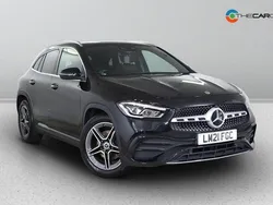 Black Used 2021 Mercedes GLA200 AMG line SUV | £25,775 (Fair price)
