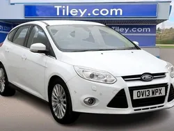 White Used 2013 Ford Focus Titanium X Hatchback | £5,490 (A bit pricey)