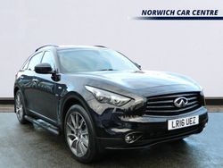 Black Used 2016 Infiniti QX70 SUV | £14,995