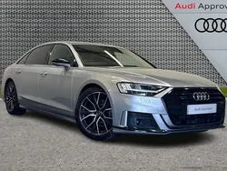 Silver Used 2020 Audi A8L Black Edition Sedan | £34,995
