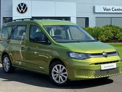 Green Used 2021 VW Caddy Maxi Life Life MPV | £22,991