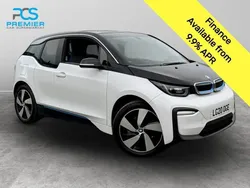 Capparis white with bmw i blue highlight Used 2020 BMW i3 Performance Hatchback | £11,195 (Fair price)